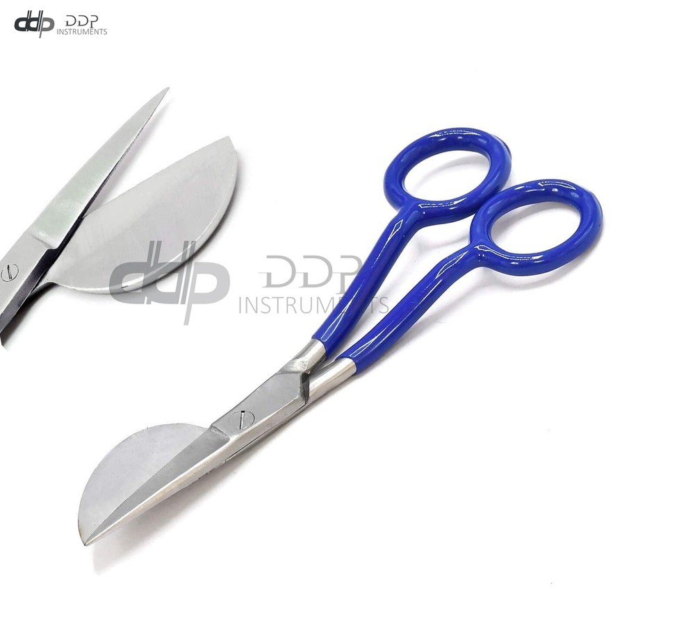 Duckbill Blue Scissors 6" Carpet Nipping Working End 2" Tools