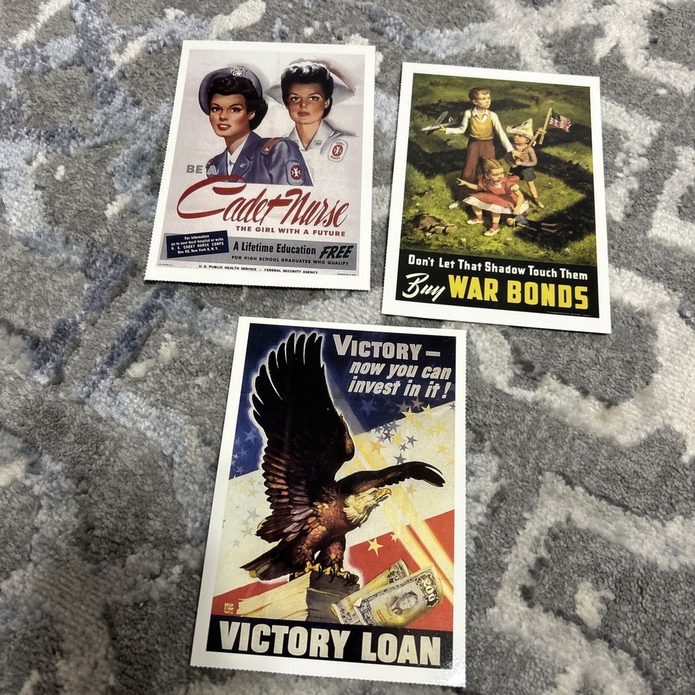 WWII US War Post Cards