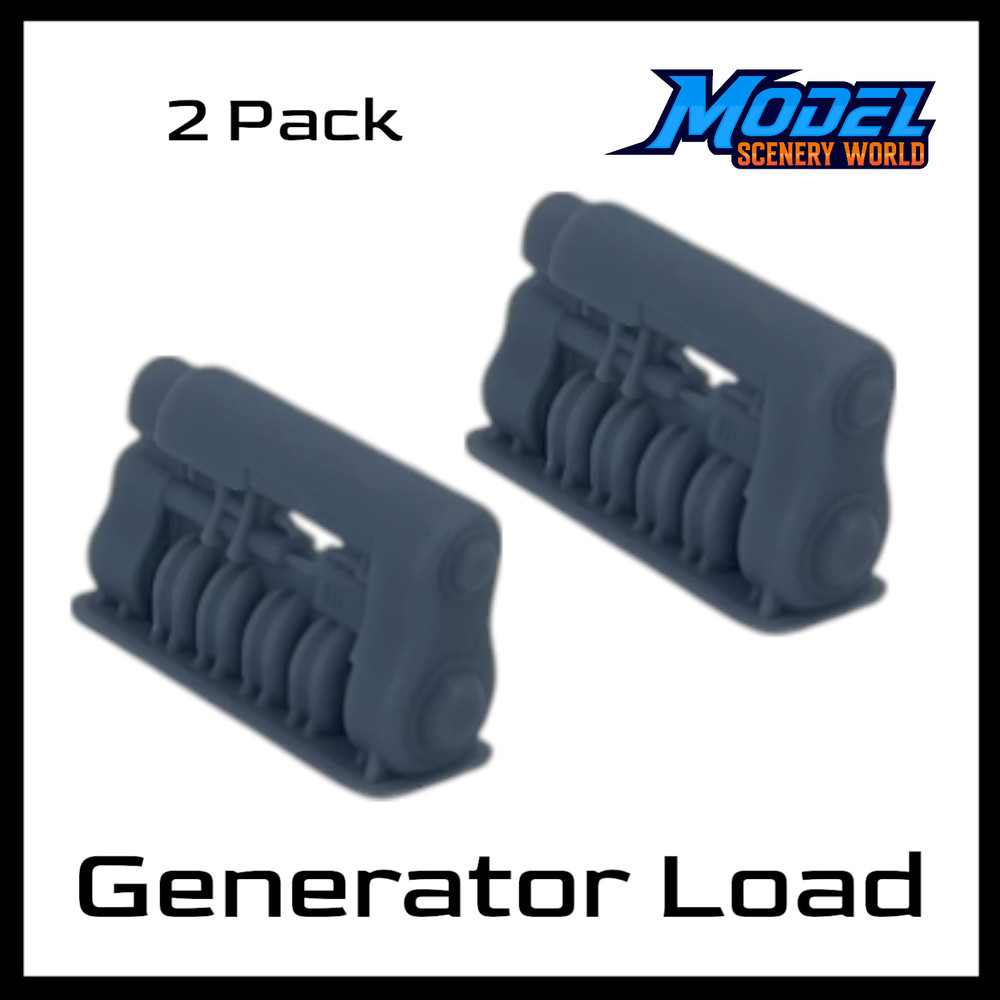 Large Generator Load - N Scale 1:160 - 2pc - Gray
