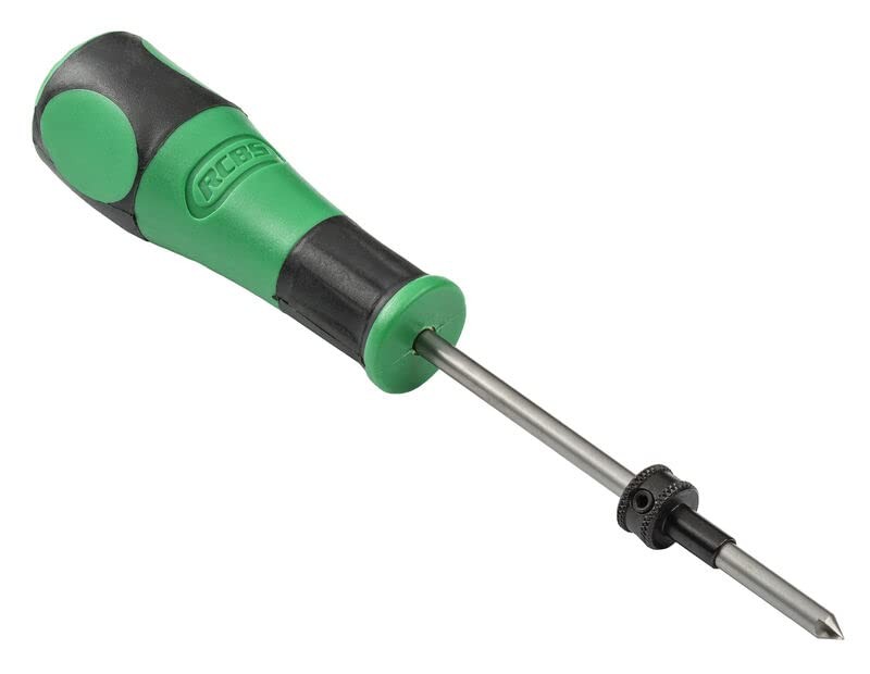 RCBS .30 Caliber Flash Hole Deburring Tool, Precision Brass Case .30, Gray