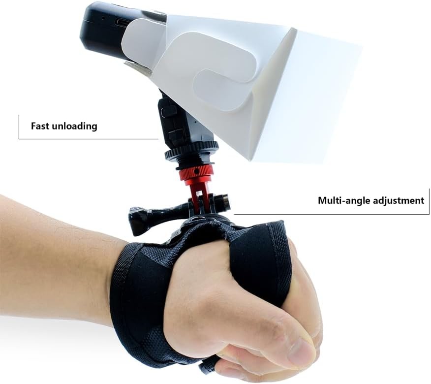 Guage 6Pcs Macro Flash Diffuser Softbox Reflector Kit for Godox MF12 Flash Light