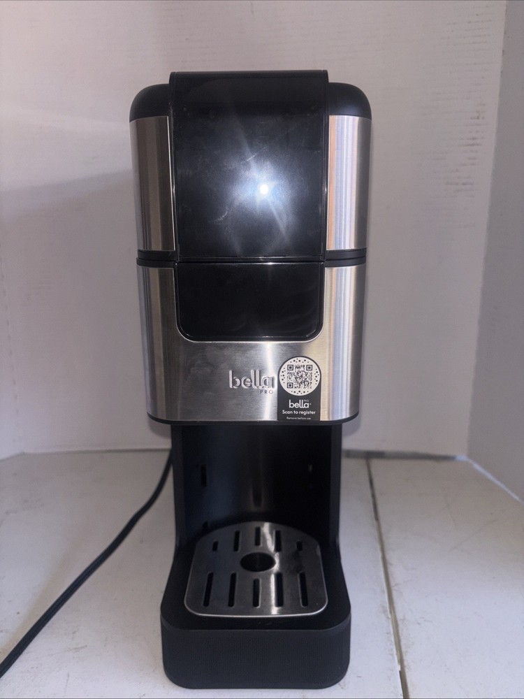 Bella PRO Programmable Single-Serve Coffee Maker Integrated Burr Grinder