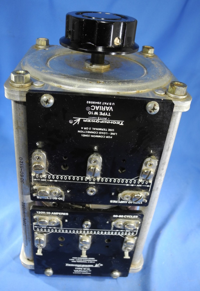 TECHNIPOWER Type W 10H VARIABLE AUTOTRANSFORMER VARIAC