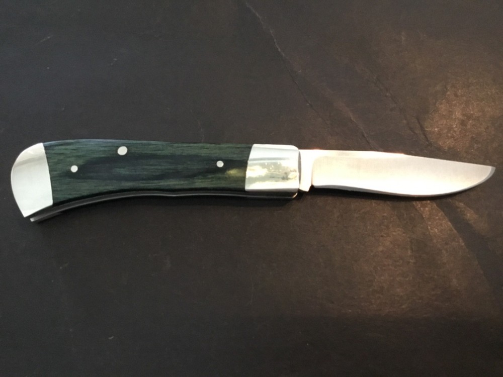 Custom Don Morrow Single Blade Trapper Slipjoint Folder Folding Knife