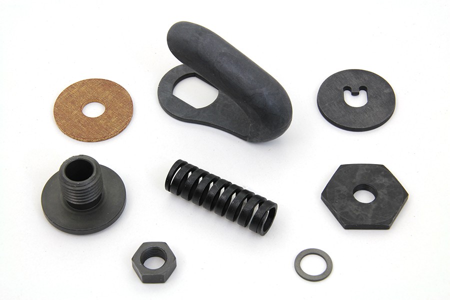 Steering Damper Kit Upper Parkerized fits Harley Davidson