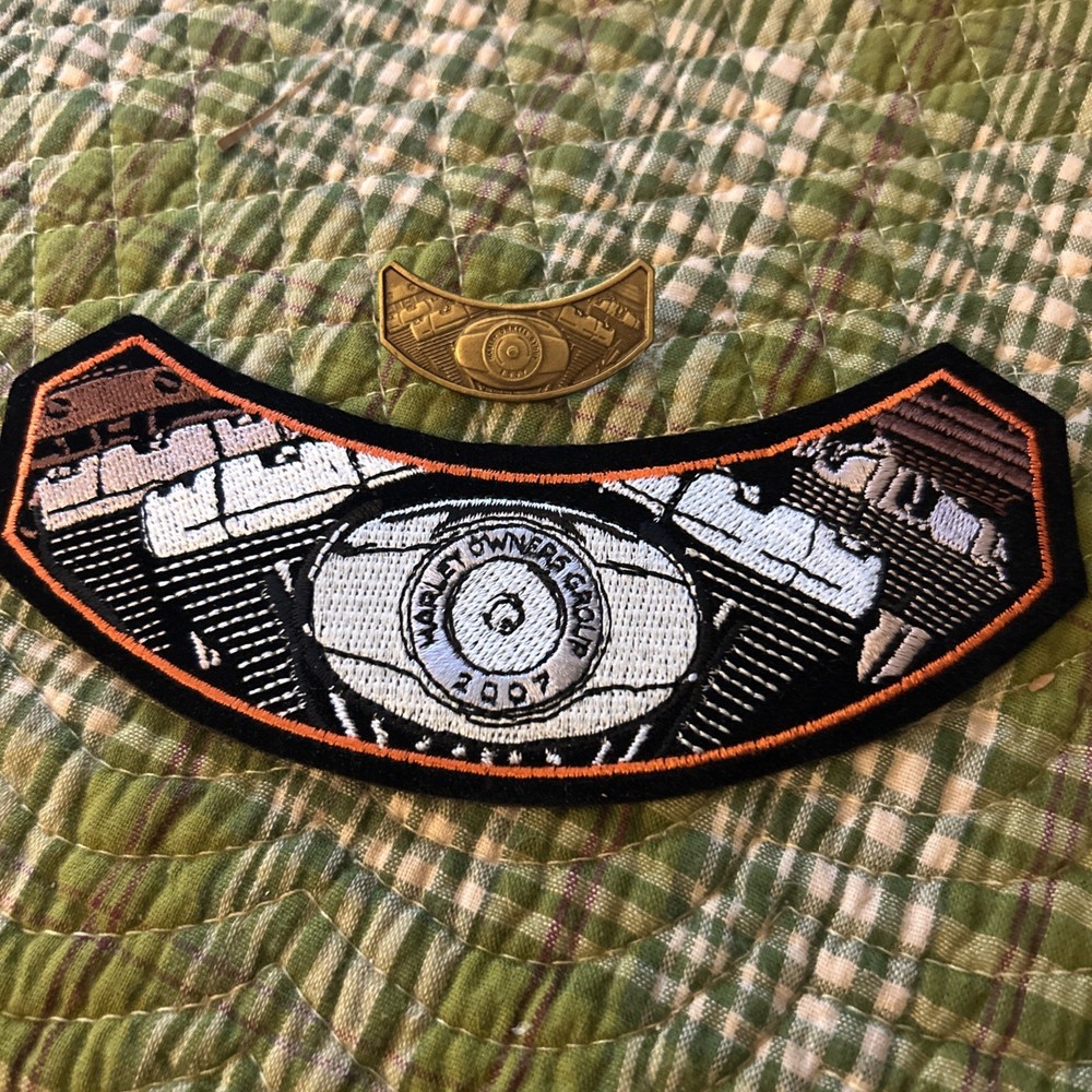 ✨ 2007 HOG Harley Owners Group Patch And Pin Set Harley Davidson