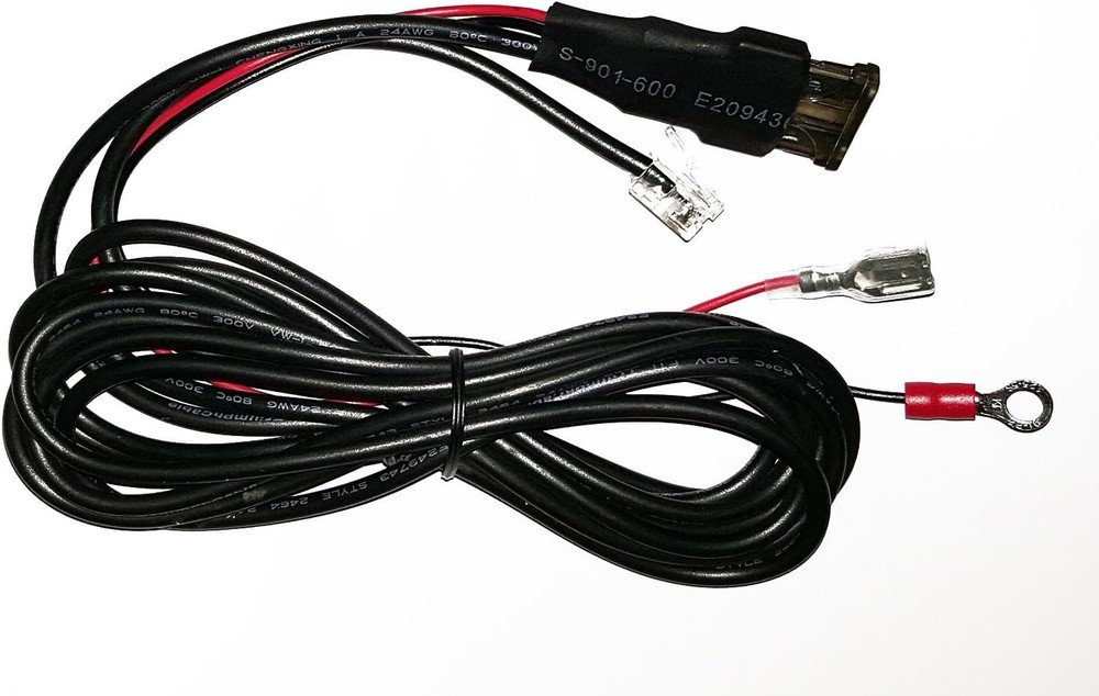 Direct Hard Wire Cord for Uniden Black