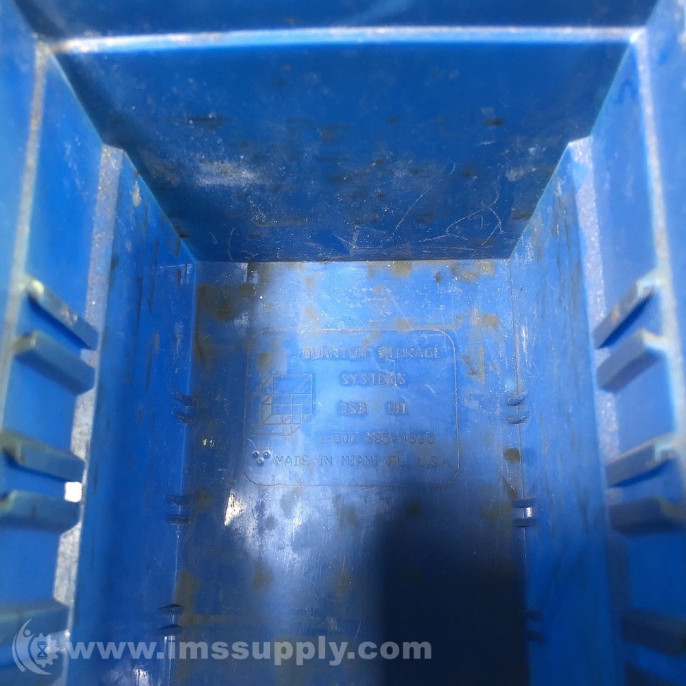 Quantum Storage Systems QSB 101 Blue Economy Shelf Bin USIP