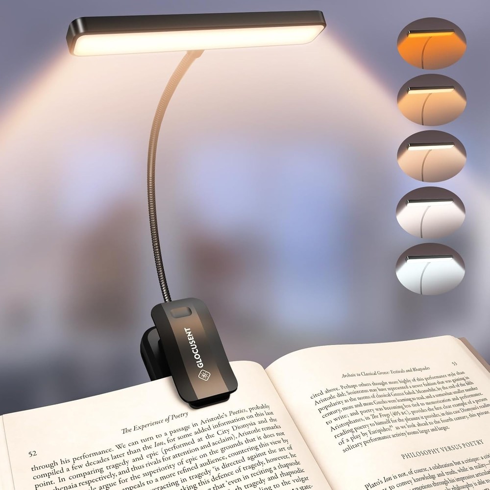 LED Book Lamp with 360° Flexibility