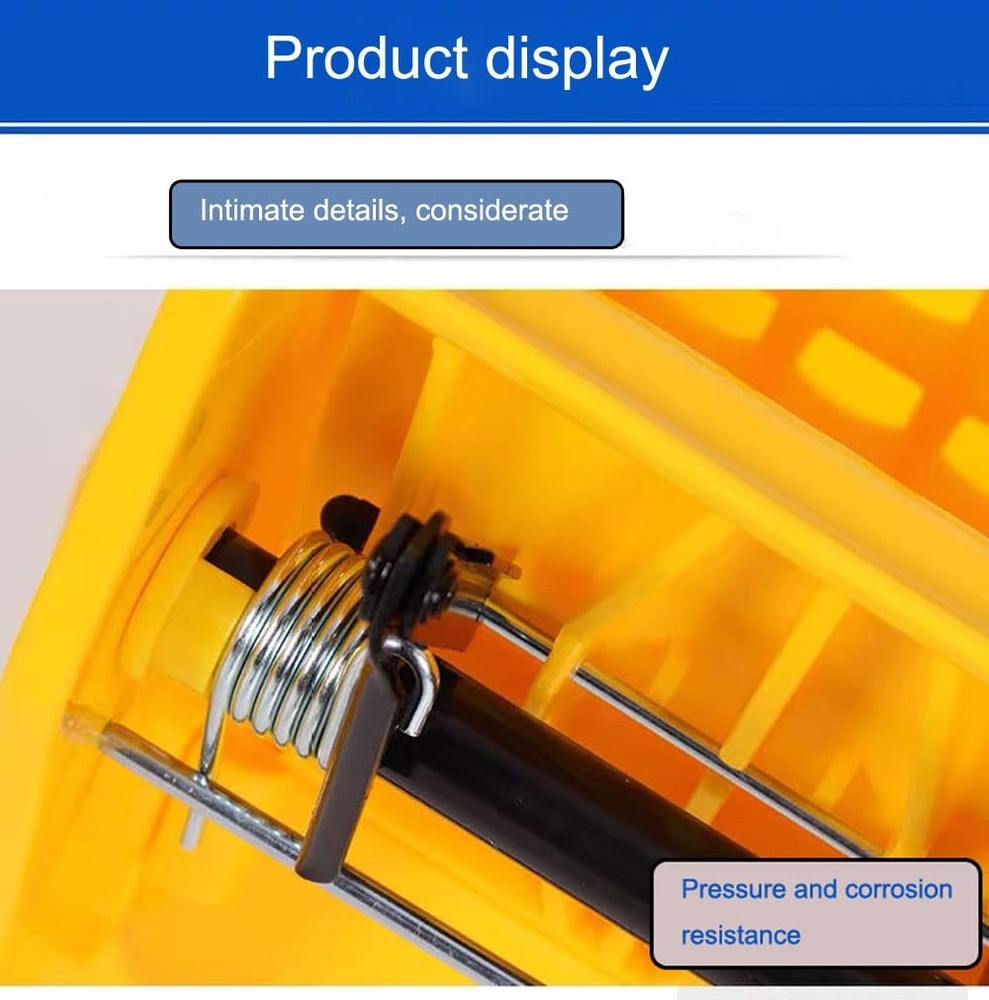 2 Pack Water Press Spring Replacement for Commercial Mop Bucket Side-Press Wr...