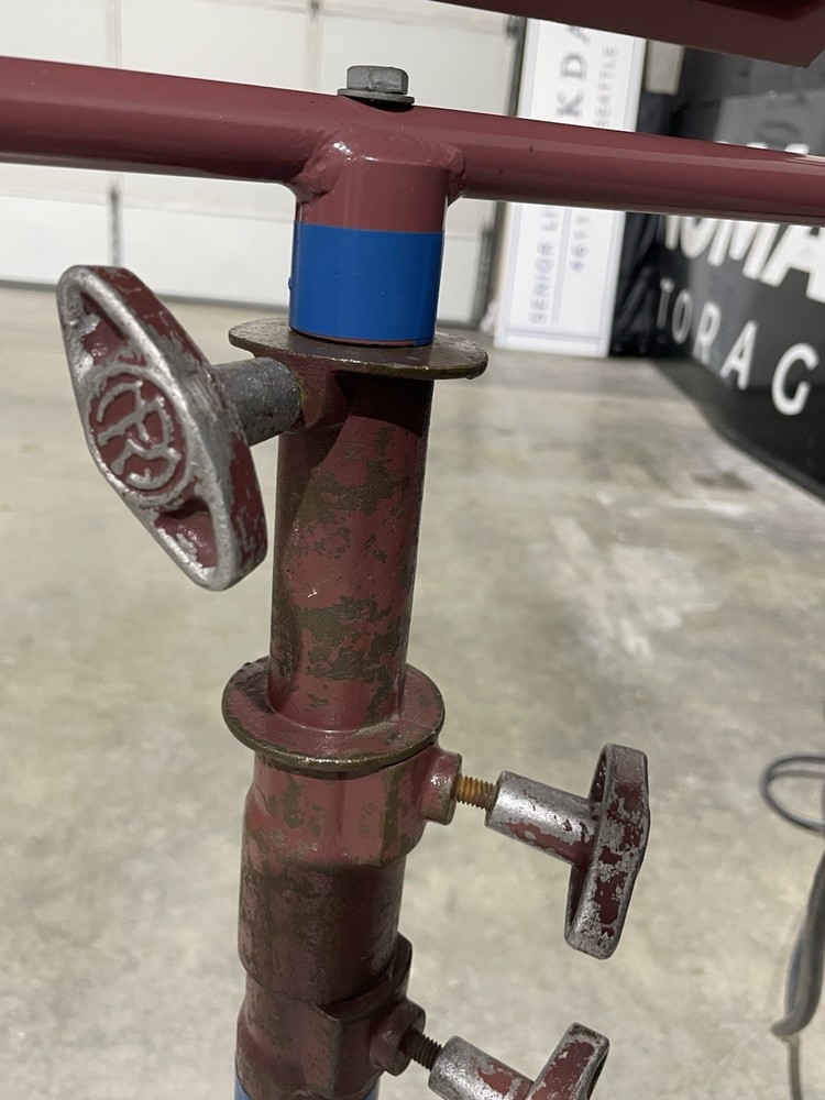 Mole Richardson Molequartz Softlite Type 2561 W/ Rolling Folding Stand Rare Find