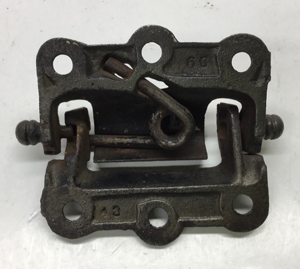 Antique Screen Door Cast Iron Spring Loaded Hinge …….[B13]