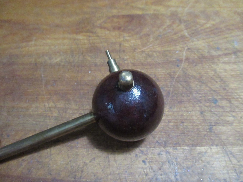 Muzzleloader Ball Starter- Brass and Wood - Nice-Used - With Tips