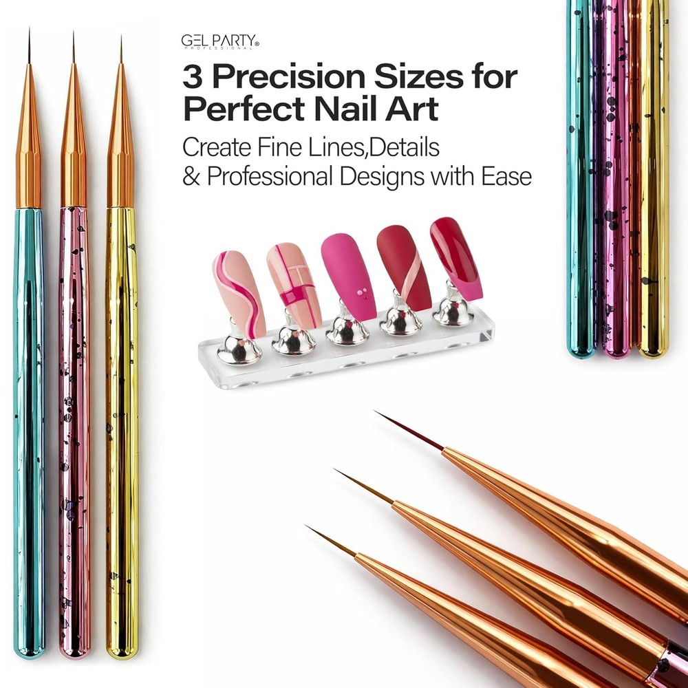 Flexible Nail Practice Hand with Clamp Silicone Training Hand with 100 Tips