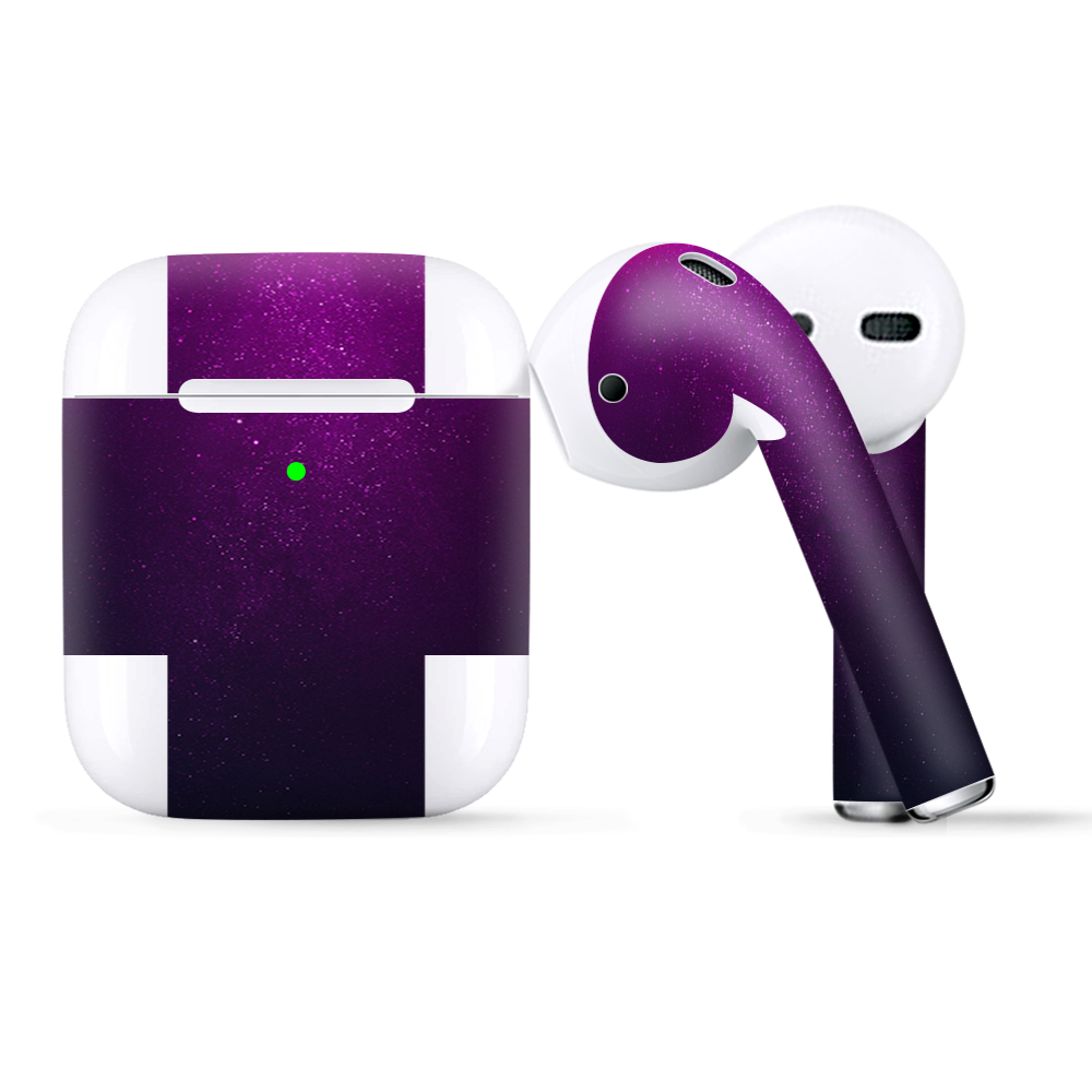 Skins Wraps compatible for Apple Airpods Purpledust