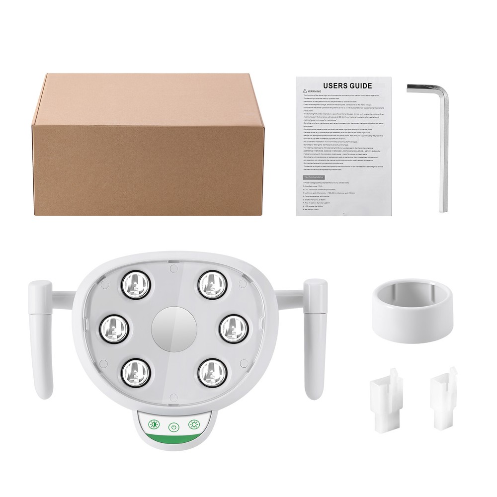 COXO Dental Oral Light Induction Lamp Double Control Operating 6 LED Adjustable
