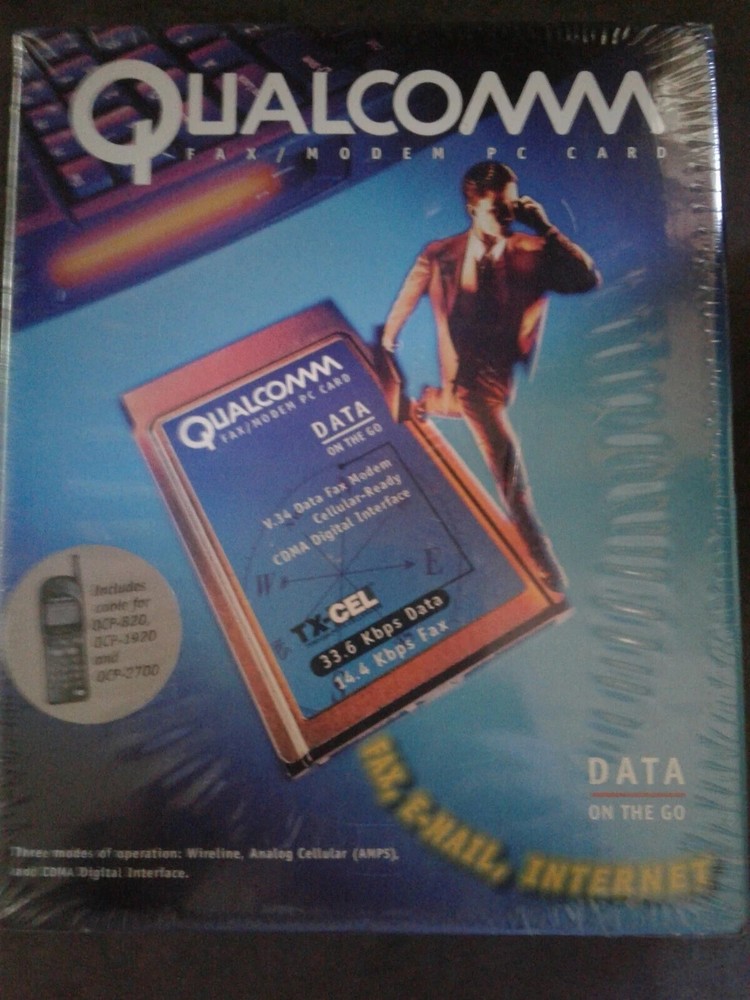 Qualcomm fax/modem PC card