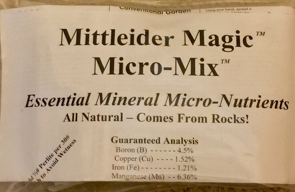 Mittleider Magic Micro Nutrients
