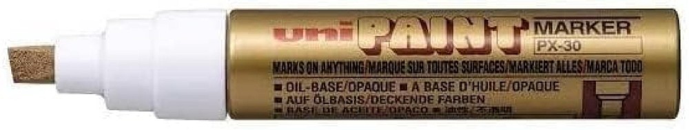 Mitsubishi Uniball Paint Marker Gold Chisel Tip