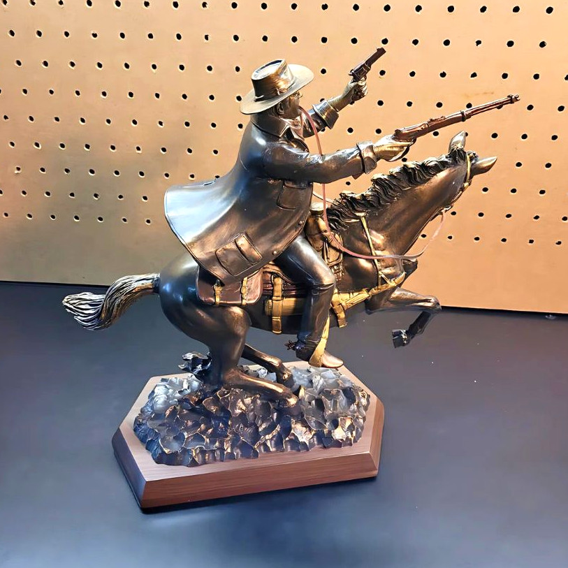 John Wayne Heroic Charge Sculpture