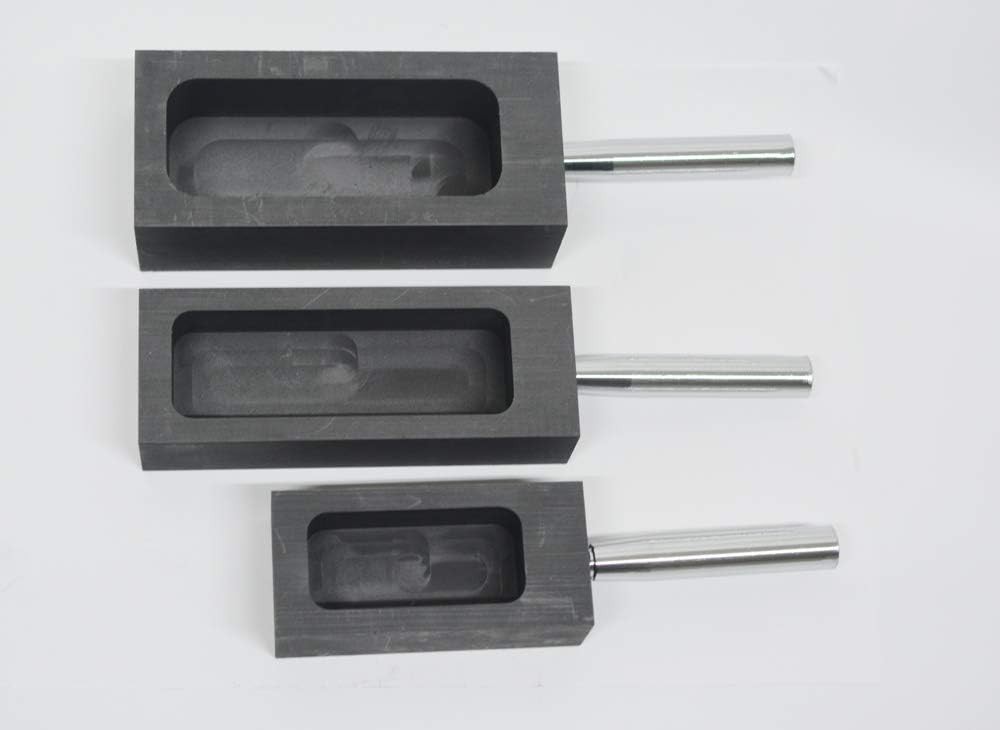 Gold Silver Graphite Ingot Mould Crucible for Melting Casting Refining with M...