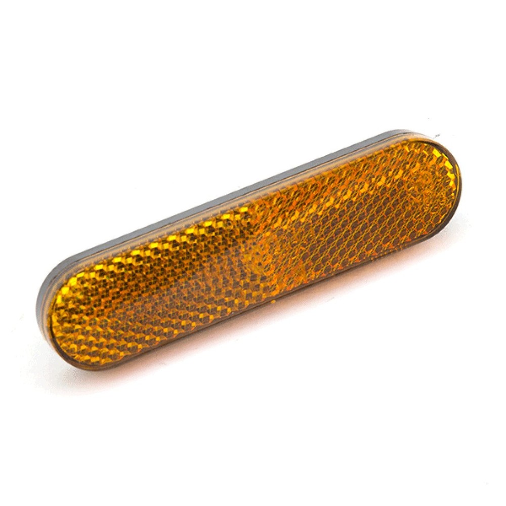 Side Fork Reflector Left/Right Orange Easy Installation REFL013 Plastic FRONT