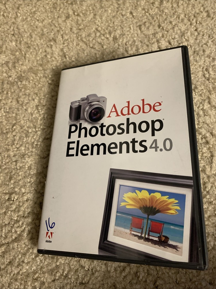 ADOBE PHOTOSHOP ELEMENTS 4.0 for PC Win XP See Pics
