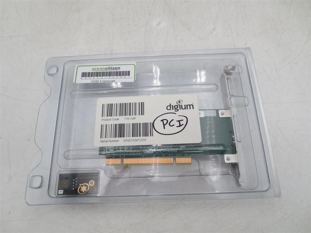 Digium TE134F T1/E1/PRI PCI Card with Echo Cancellation