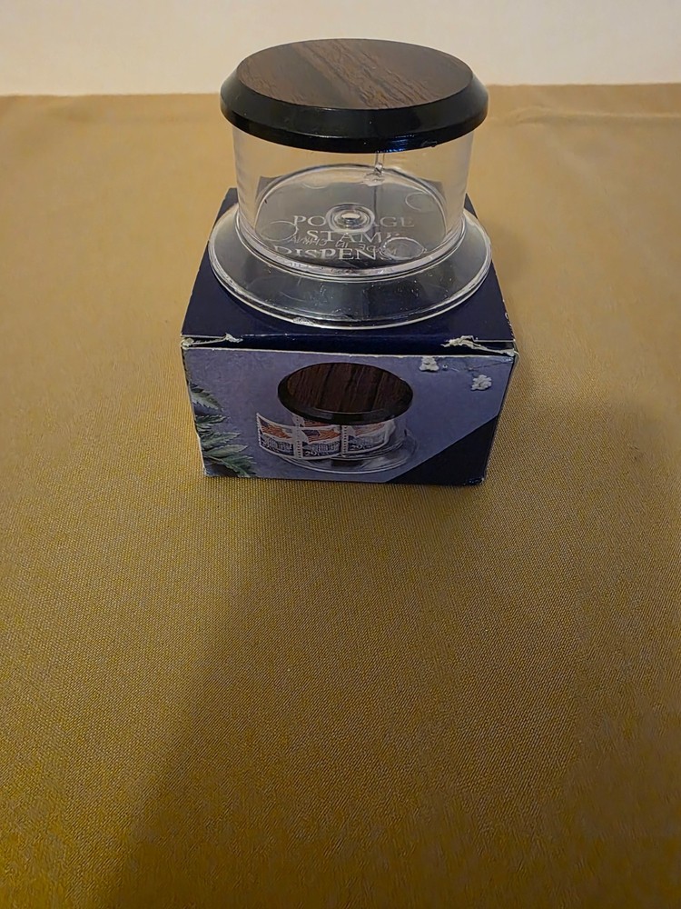 Postage Stamp Keeper Holder Desktop Dispenser Roll Storage Display Collector