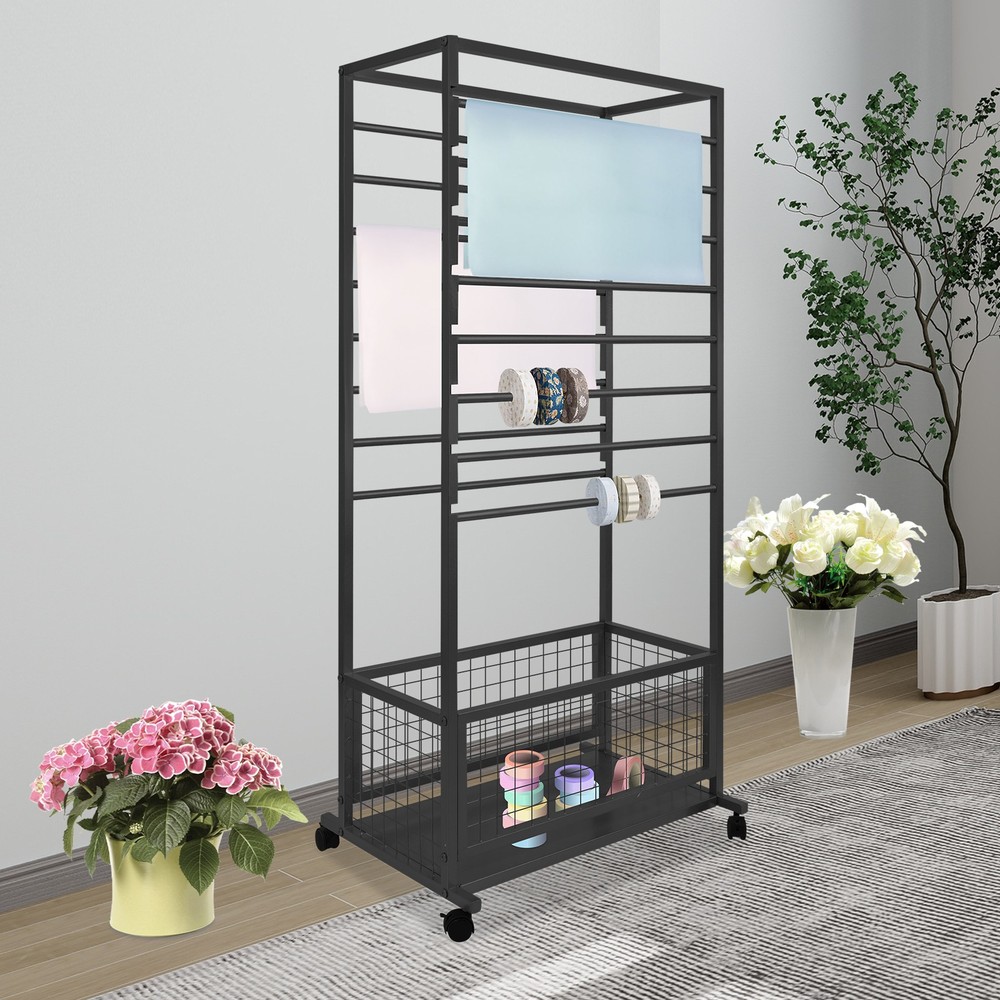 16-Layer Ribbon Display Rack Organizer Rack Storage Shelf Multi-Tier Organizer