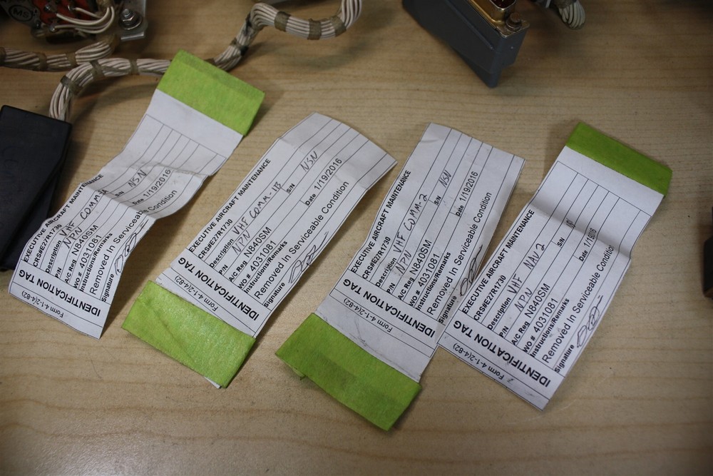 Lot of (4) Unknown NAV COMM Control Heads (Gables?)