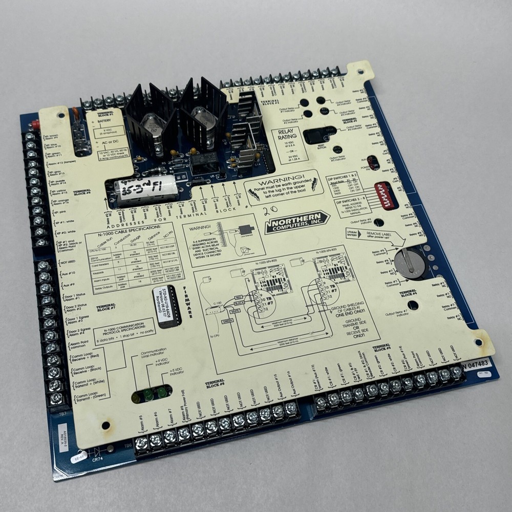 Honeywell Northern Computers N1000II N-1000-II Access Control Panel OEM Panel