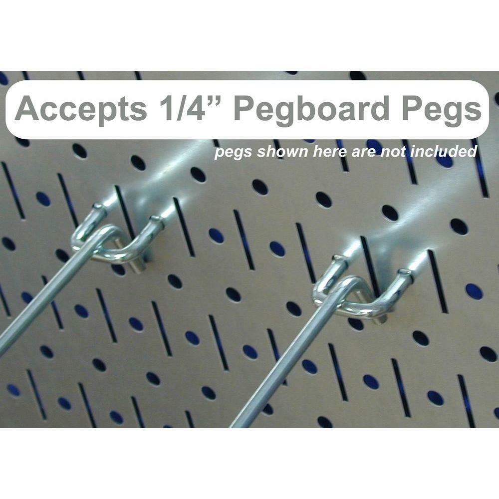 Wall Control Pegboard Pack 32 in. x 32 in. Galvanized Steel Installation Kit