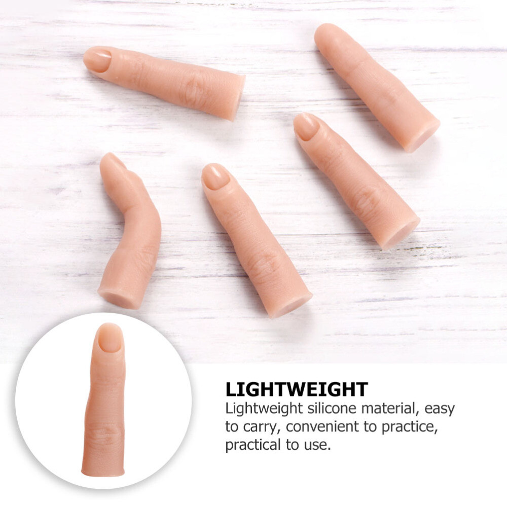 Prosthetic Finger Tips Realistic Silicone Hand Full Practice Tools Hands Fake