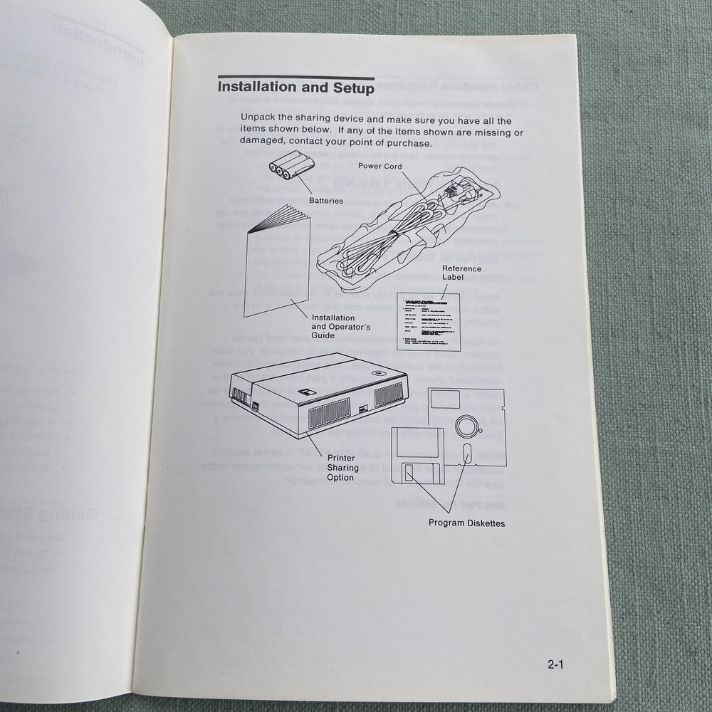 IBM Book Laser Printer Technical Reference 2380 2381 Users Guide Manual 1st Ed.