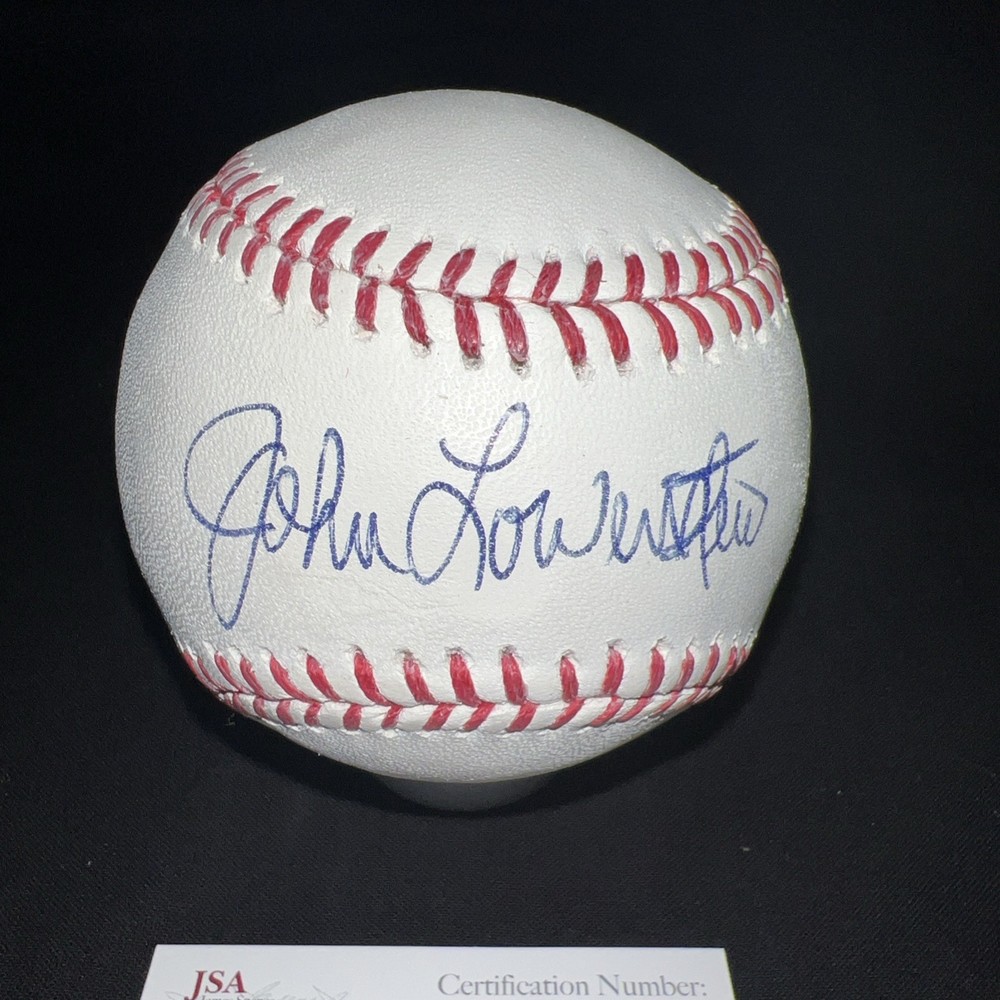 John Lowenstine Autograph MLB Baseball Baltimore Orioles JSA