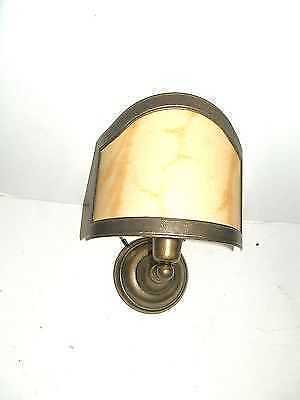 Brass bathroom wall fan sconce parchment sconces E14