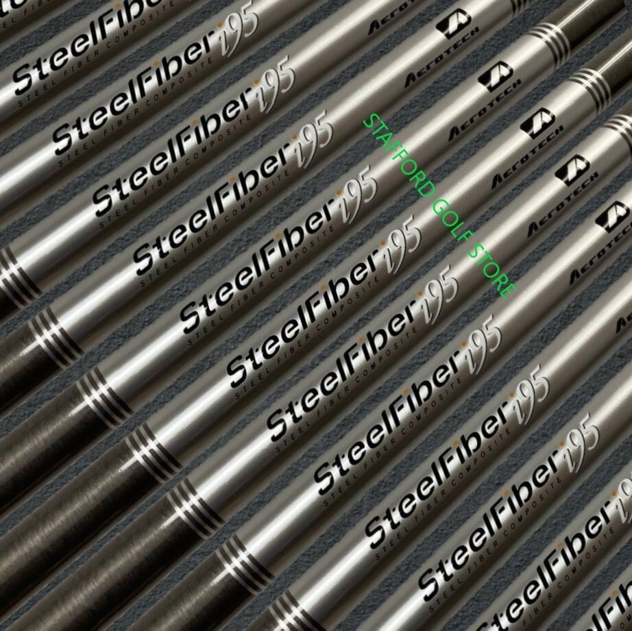 Aerotech SteelFiber i95 Graphite Iron Shaft Set .370" Parallel Tip REGULAR/STIFF