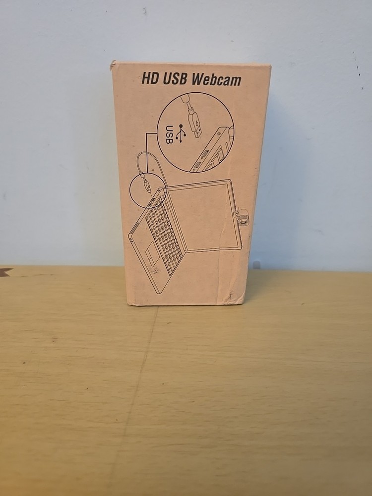 HD USB Webcam 1080p with Rotatable Clip USB Desktop PC