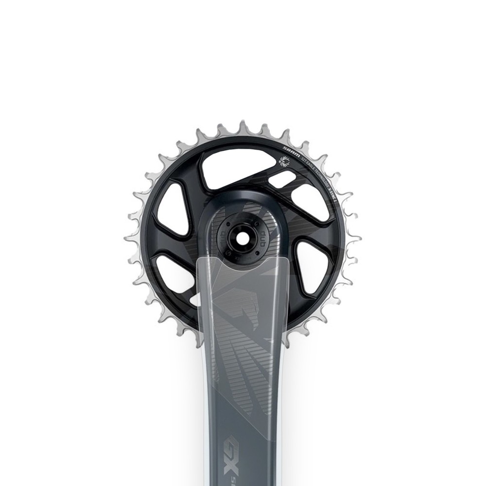 SRAM GX Carbon Eagle Crank Arm Protection Set | Shield Clear Vinyl Protector