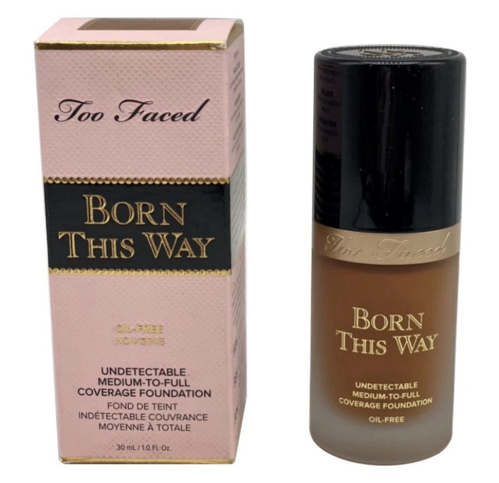 Too Faced Born This Way Mocha Foundation Medium To Full Coverage Undetectable