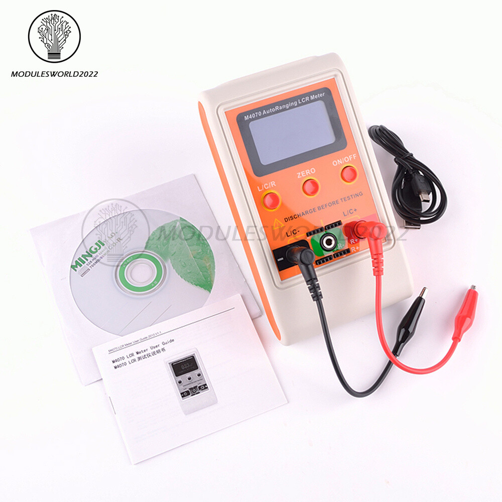 Handheld M4070 Auto Ranging LCR Meter Capacitance Inductance Resistance Tester