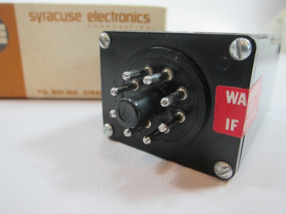 New Syracuse Electronics DDS-02617 Time Delay Relay