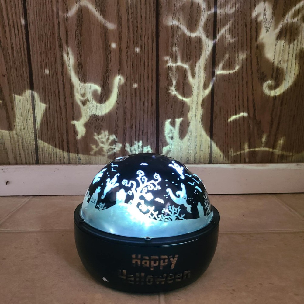 Halloween Spooky Shadows Revolving Projection Light Party Fun