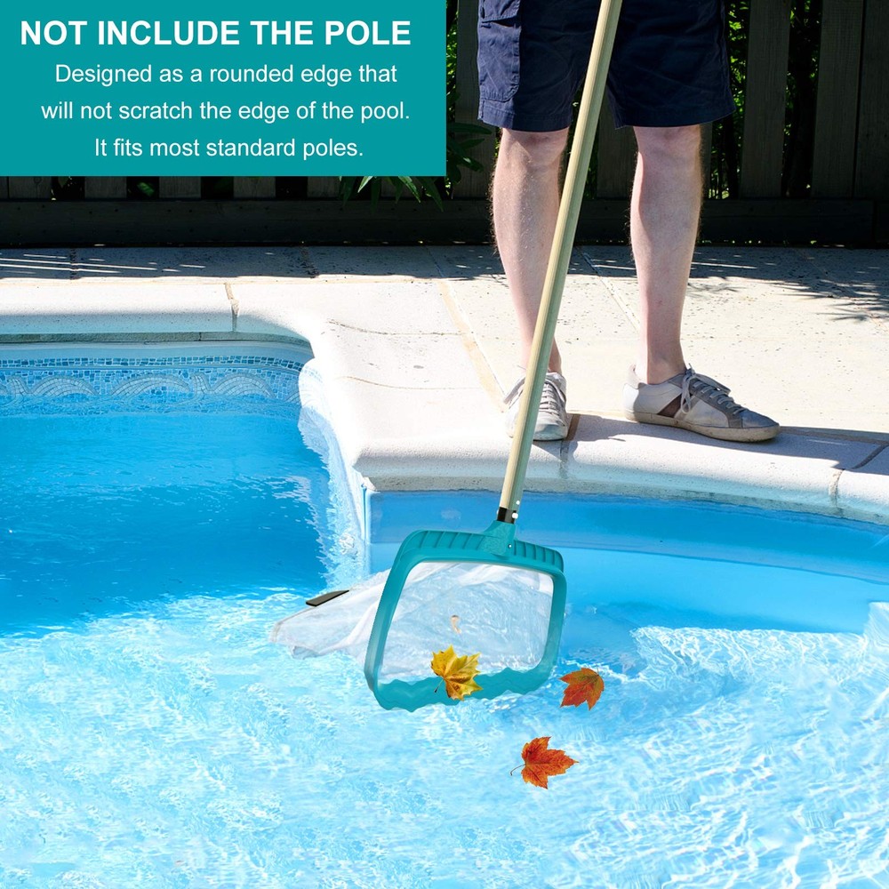 Pool Skimmer Net Leaf Rake Deep Fine Nylon Mesh Bag No Pole