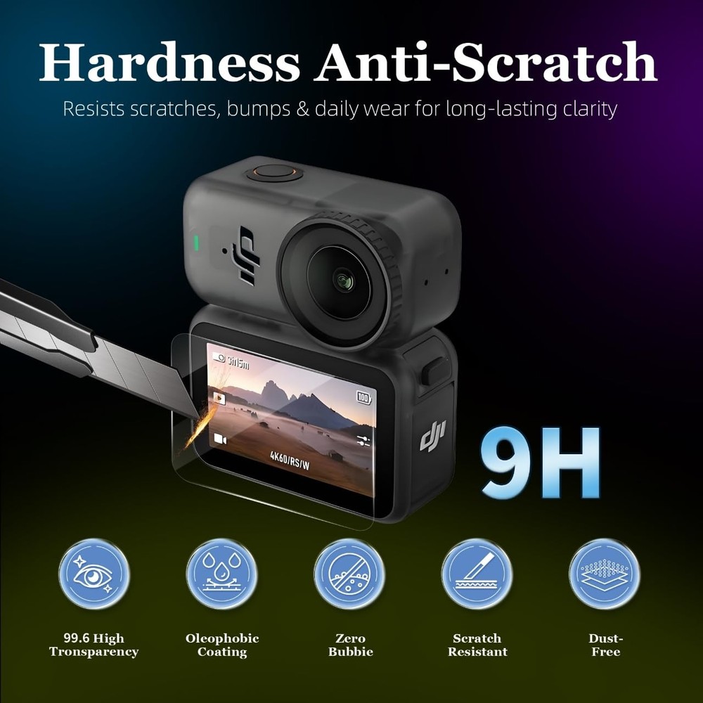 Screen Protector for DJI Osmo Nano Accessories(2 2 Pack, Transparent