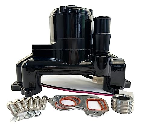 LS aluminum electric water pump for LS1 LS2 LS3 LS6 () Black
