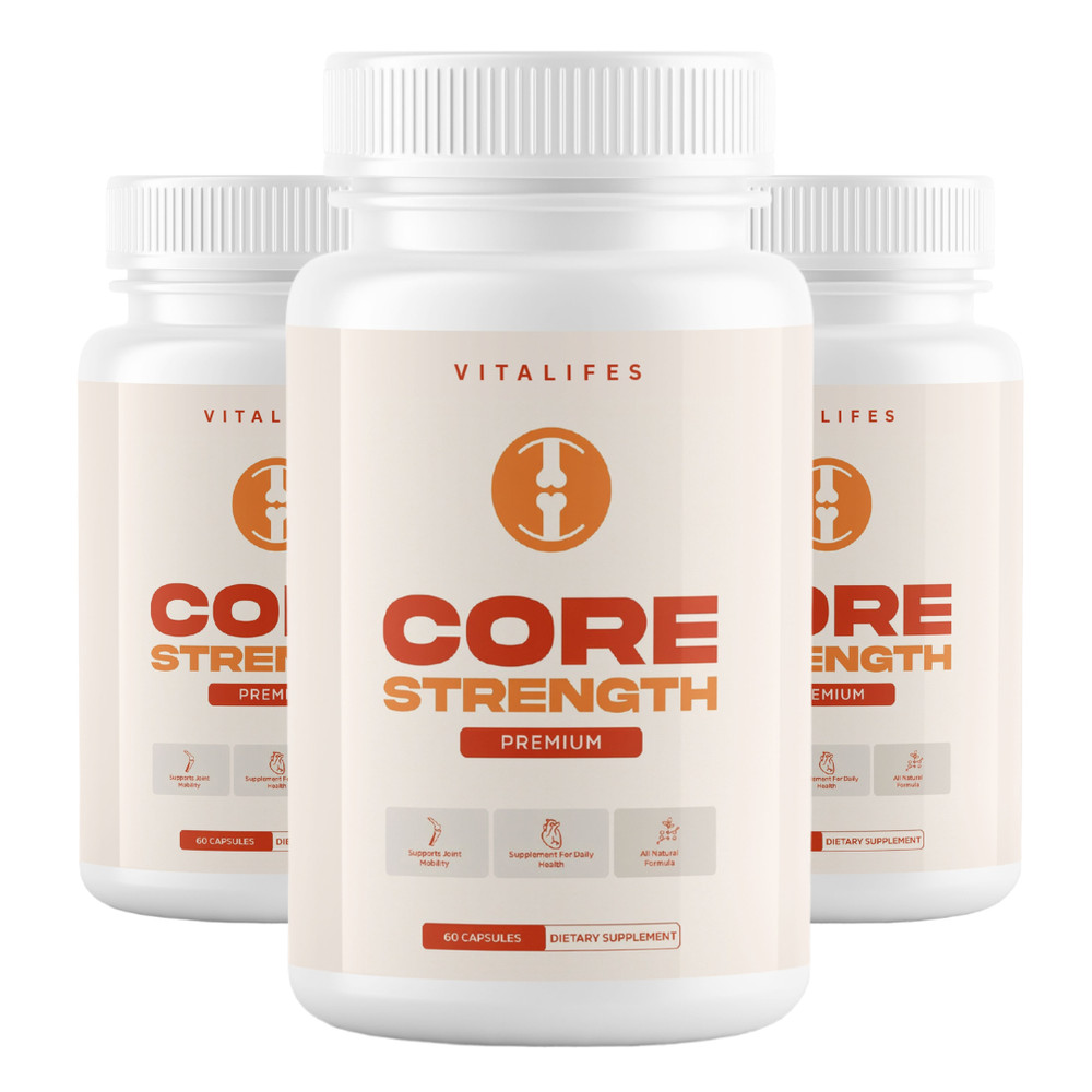 (3 Pack) Core Strength Joint Support Advanced Formula CoreStrength 180 Capsules