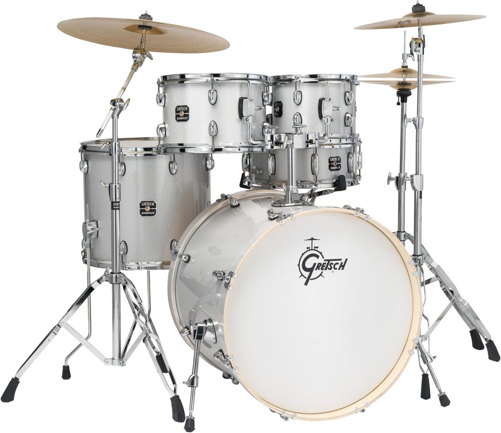 Gretsch Drums Energy 5-piece Drum Set - Silver Sparkle