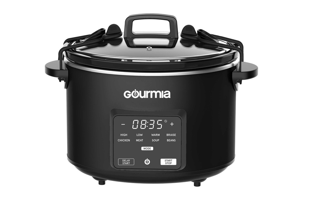 Programmable Slow Cooker 4.5 Qt with Digital Controls and Auto Keep Warm, Black
